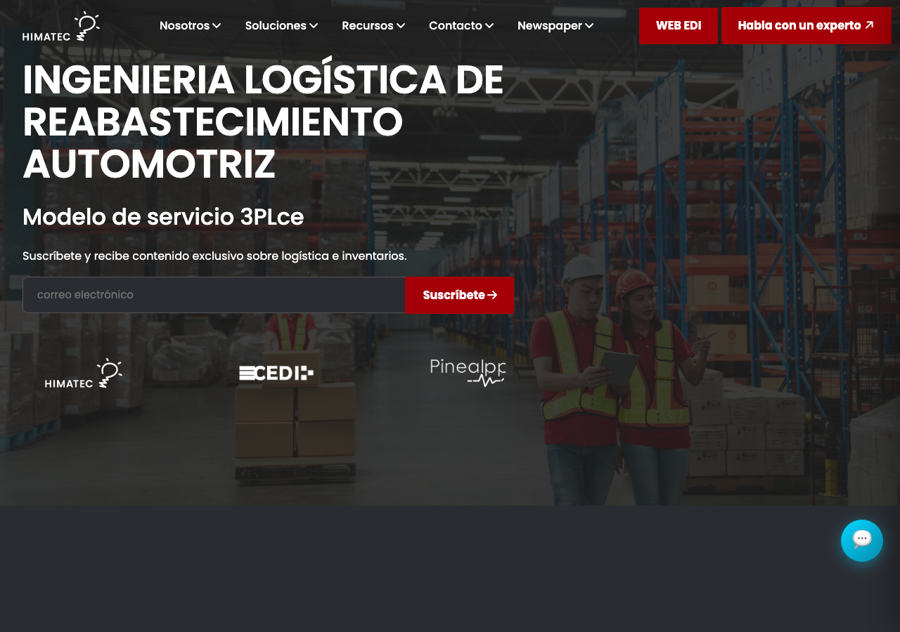 Himatec — sitio web